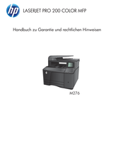 HP HP LaserJet Pro 200 Color MFP M276 Serie Handbuch