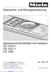 Miele CS 1222 Gebrauchs- Und Montageanweisung