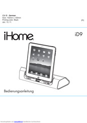 iHome ID9 Bedienungsanleitung