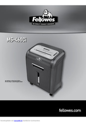 Fellowes MS-460ci Betriebshandbuch