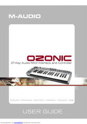 M-Audio OZONIC Benutzerhandbuch