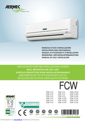 AERMEC FCW 213V Installationanleitung Und Betriebsanleitung