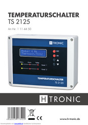 H-tronic TS 2125 Anleitung