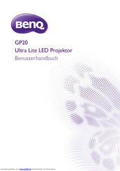 BenQ GP20 Benutzerhandbuch