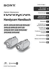 Sony Handycam DCR-SR290E Handbuch