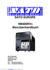 Sato M8400RVe Benutzerhandbuch