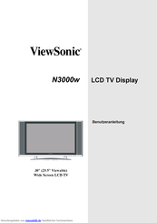 ViewSonic N3000w Benutzerhandbuch