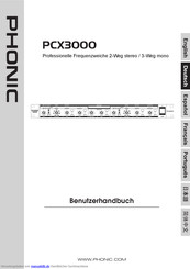 Phonic PCX3000 Benutzerhandbuch