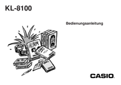 Casio KL-8100 Bedienungsanleitung