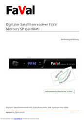 FaVal Mercury SP 150 Bedienungsanleitung