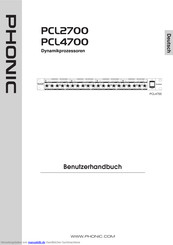 Phonic PCL4700 Benutzerhandbuch