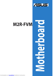 Asus M2R-FVM Handbuch