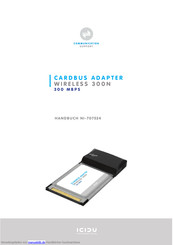 Icidu CARDBUS-ADAPTER NI-707524 Handbuch
