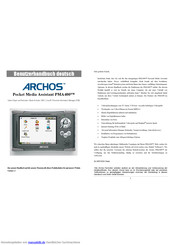 Archos PMA400 Benutzerhandbuch