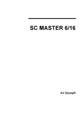 AV Stumpfl SC MASTER 6 Handbuch