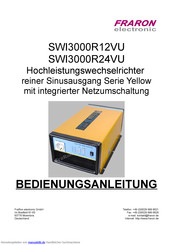 Fraron SWI3000R24VU Bedienungsanleitung
