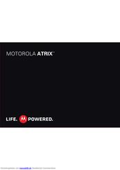 Motorola Atrix Benutzerhandbuch