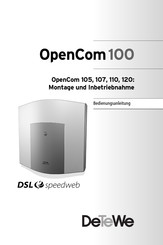 DETEWE OpenCom 107 Bedienungsanleitung