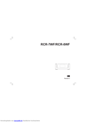 Sangean RCR-7WF Handbuch