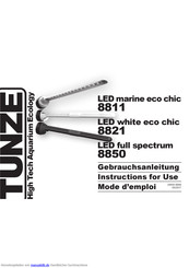 Tunze led full spectrum 8850 Gebrauchsanleitung