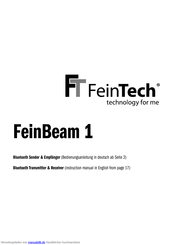 Fine Tech FeinBeam 1 Bedienungsanleitung
