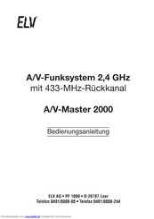 elv A/V-Master 2000 Bedienungsanleitung