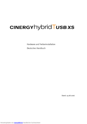 TerraTec Cinergy Hybrid T USB XS Handbuch