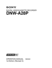 Sony DNW-A28P Handbuch