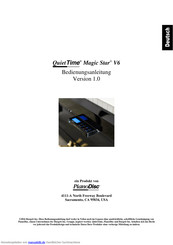 PianoDisc QuietTime Magic Star V6 Bedienungsanleitung