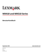 Lexmark MX410 Series Benutzerhandbuch