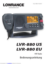 Lowrance LVR-880 EU Bedienungsanleitung