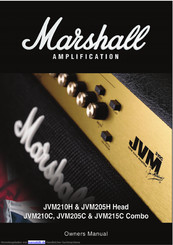 Marshall Amplification JVM210C Handbuch