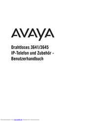 Avaya 3645 Benutzerhandbuch