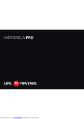 Motorola PRO Bedienungsanleitung