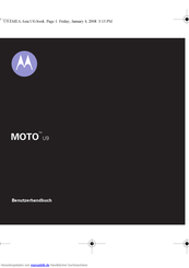 Motorola MOTO U9 Benutzerhandbuch