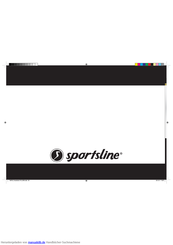 sportsline Crosstrainer X12.9 Bedienungsanleitung