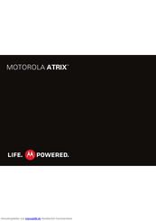 Motorola Atrix Benutzerhandbuch