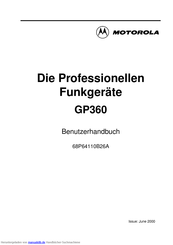 Motorola GP360 Benutzerhandbuch