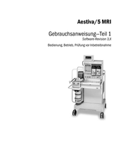 Datex-Ohmeda Aestiva/5 MRi Gebrauchsanweisung