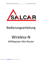 salcar Wireless-N Bedienungsanleitung