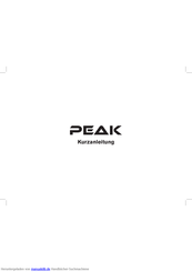Novation PEAK Kurzanleitung