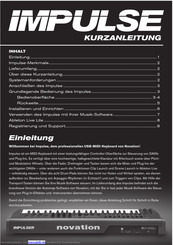 Novation Impulse Kurzanleitung