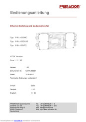 primation P-Ex1003GX2 Bedienungsanleitung