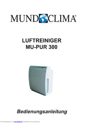 MUND CLIMA MU-PUR 300 Bedienungsanleitung