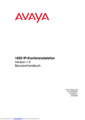 Avaya 1692 IP Benutzerhandbuch