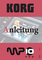 Korg MP10 Pro Anleitung