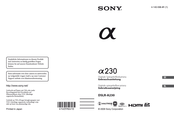 Sony DSLR-A230 Gebrauchsanleitung