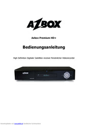 Opensat Azbox Premium HD+ Bedienungsanleitung