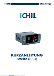 dixell iChill IC200CX Kurzanleitung