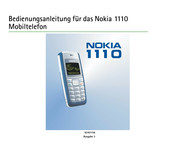 Nokia 1110 Bedienungsanleitung